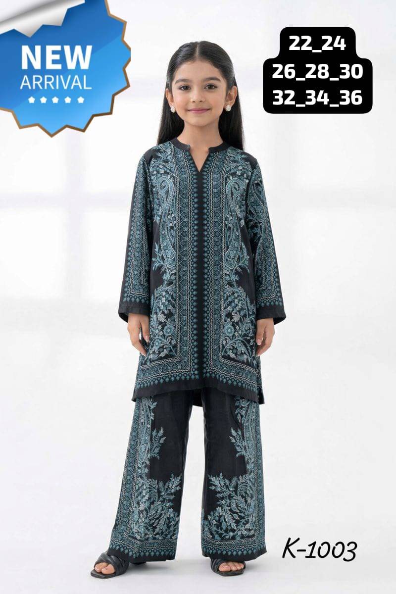 K-999 Kids Collection By Fashid Beautiful Festive Suits Stylish Colorful Fancy Casual Wear Premium Imported Mal Satin Stitched Dresses At Wholesale Price